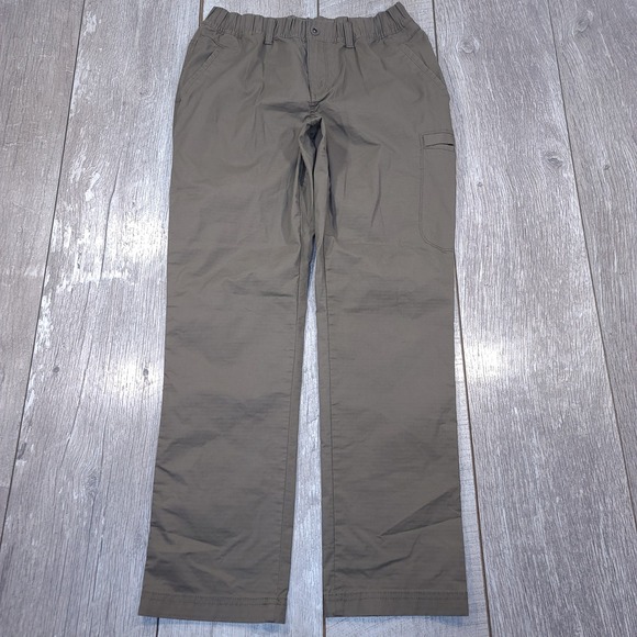 Prana Pants - Prana Hiking Pants Womens 8 Brown Double Peak Ripstop Outdoor Cargo Trousers